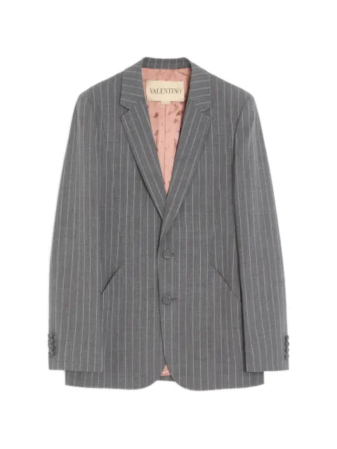 Valentino Garavani single-breasted jacket in pinstripe wool