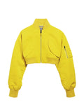 Balenciaga cropped bomber jacket