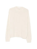 A.P.C. logo-intarsia ribbed-knit sweater