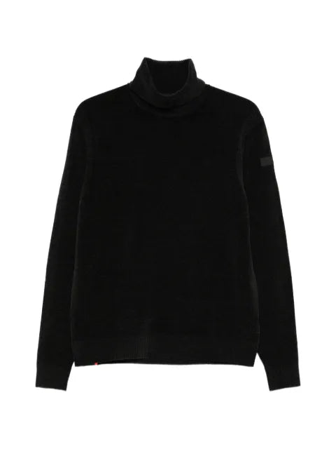 RRD roll-neck logo-patch sweater
