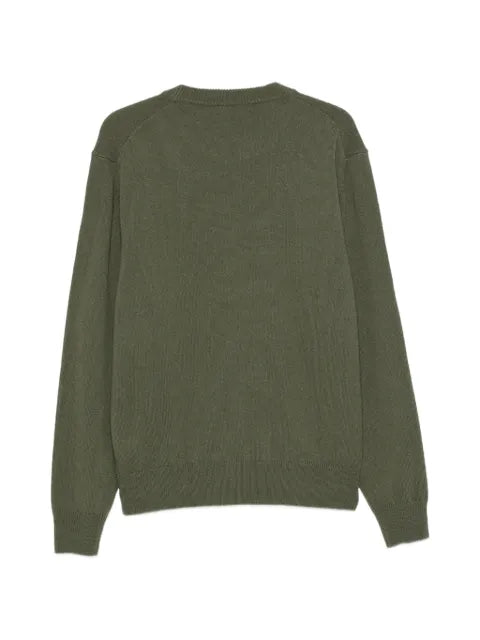 Jacob Cohën crew-neck logo-patch sweater