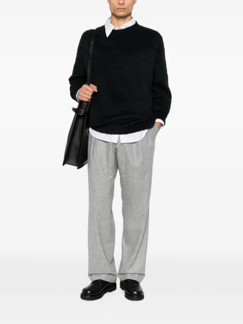 Roberto Collina brushed-knit crew-neck sweater