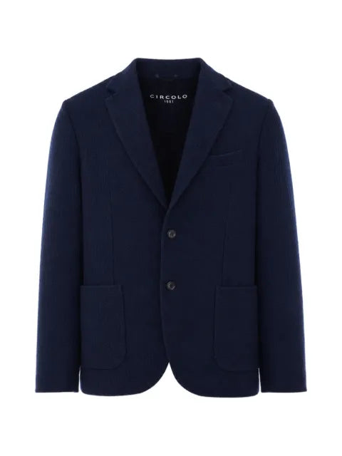 Circolo 1901 textured single-breasted jacket
