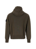 Stone Island 6100009 organic cotton fleece sweatshirt