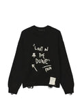 FIVE CM distressed intarsia-knit sweater
