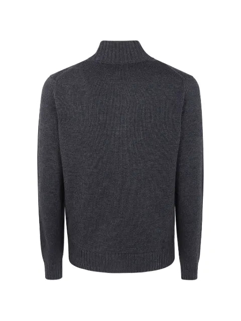 Zanone high-neck buttoned cardigan