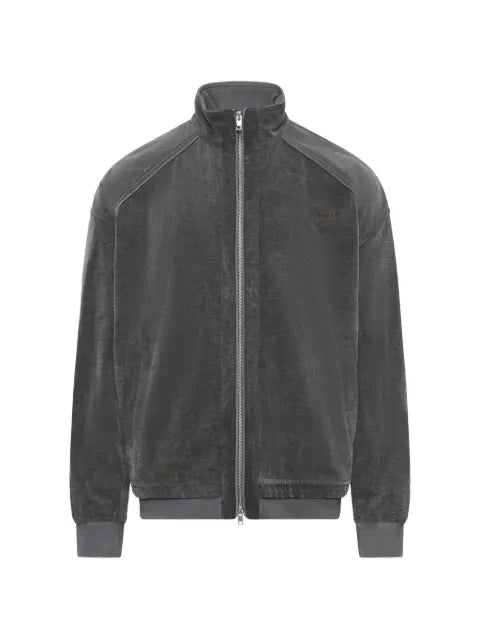 Juun.J high-neck zip-up denim jacket