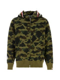 A BATHING APE® camo shark hoodie