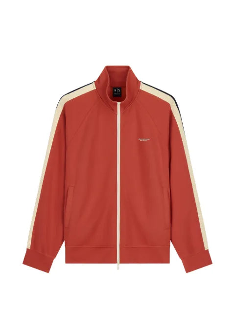 Armani Exchange side-stripe zip-up sweatshirt