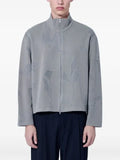 OUR LEGACY Silt Flower patterned zip-up sweater