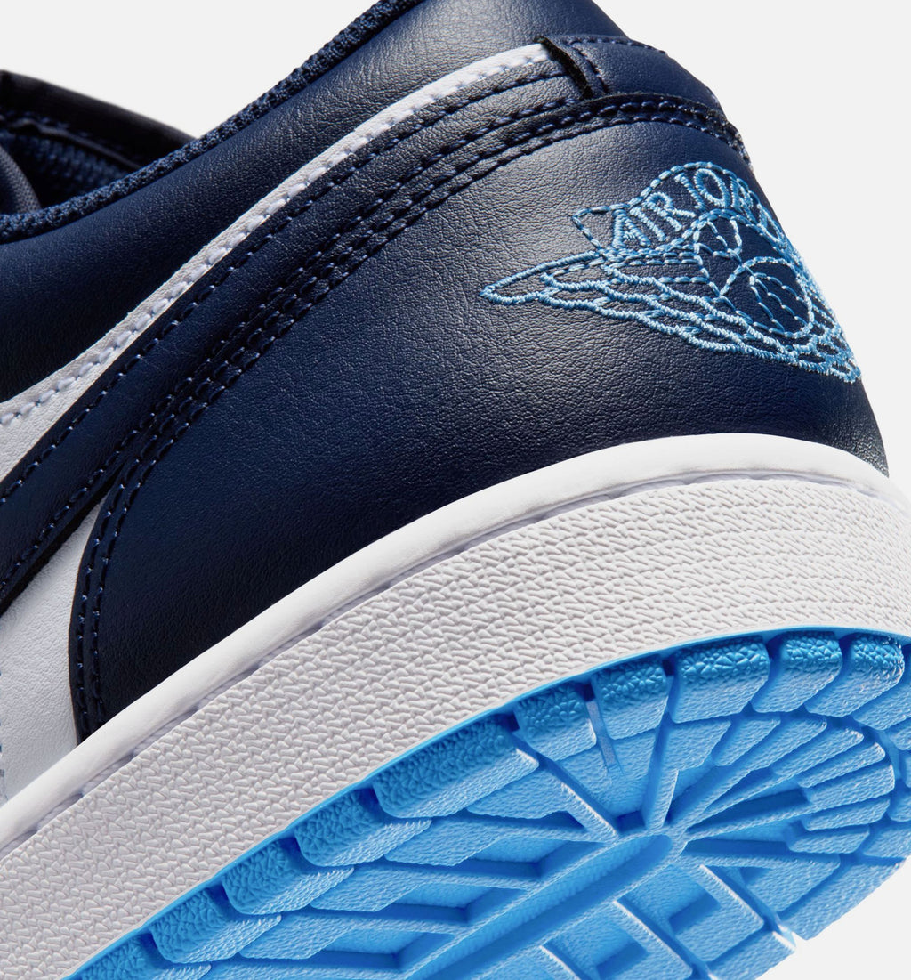 Air Jordan 1 Low Men's Shoes - Midnight Navy / University Blue / White