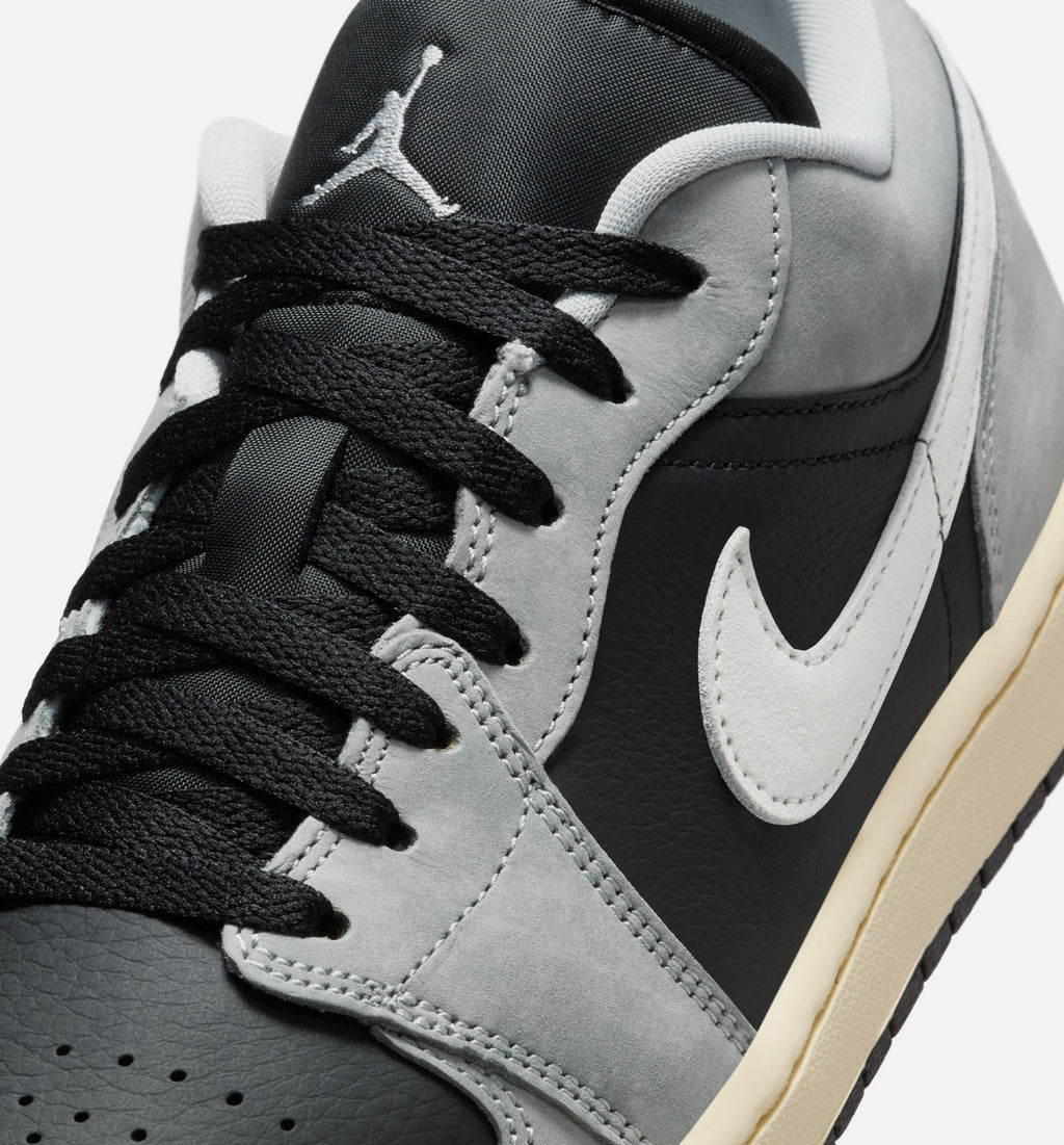 Air Jordan 1 Low SE Men's Shoes - Light Smoke Grey / White / Off Noir
