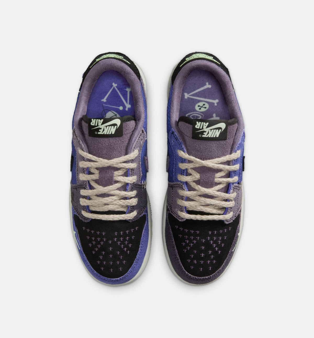 Air Jordan 1 Low OG Grade School Shoes - Regency Purple / Dark Raisin
