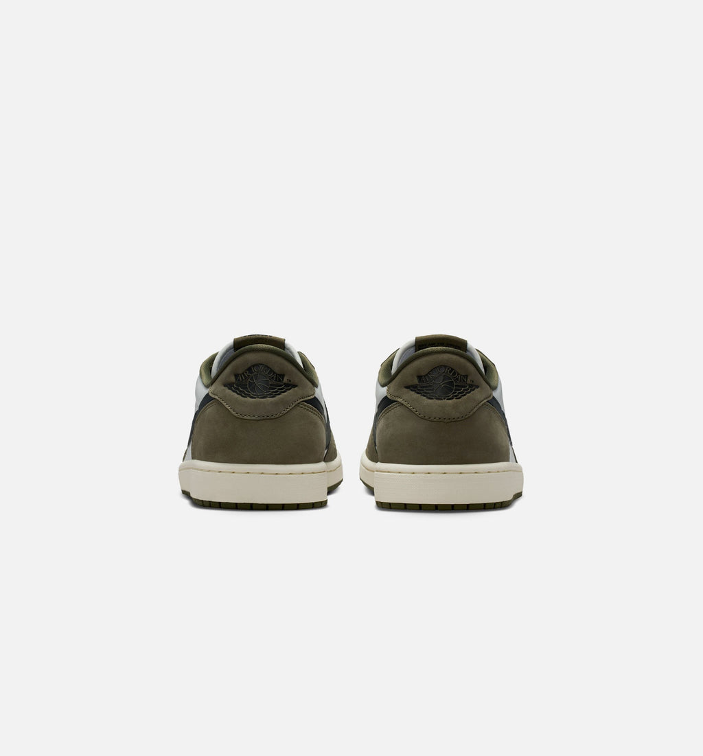 Air Jordan 1 Low OG Men's Shoes - Medium Olive / Summit White