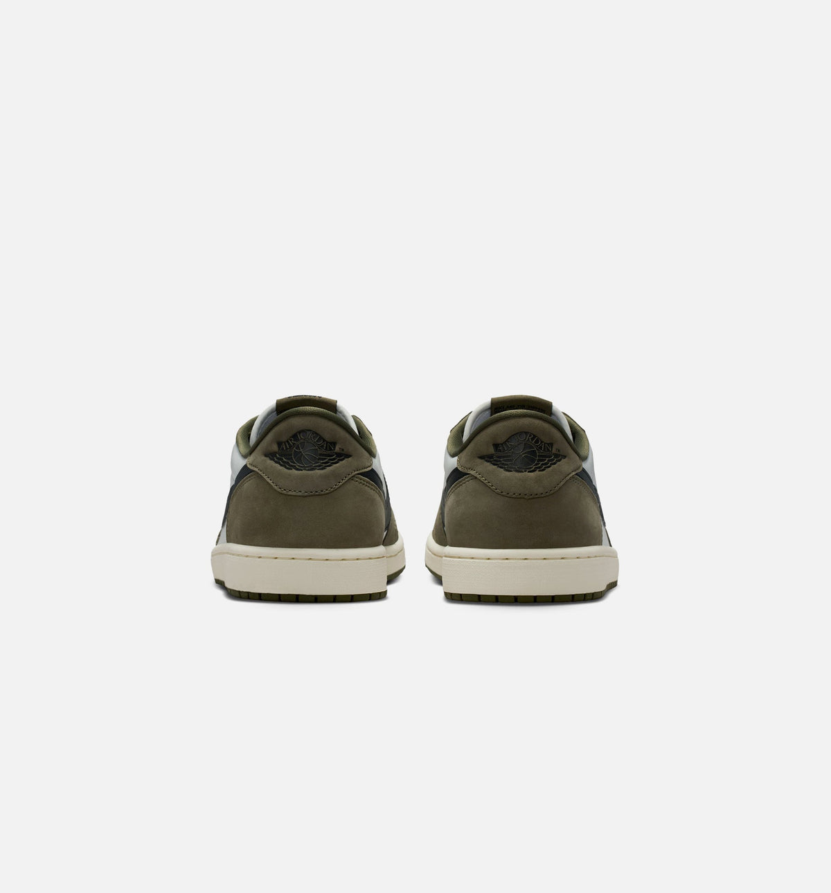 Air Jordan 1 Low OG Men's Shoes - Medium Olive / Summit White