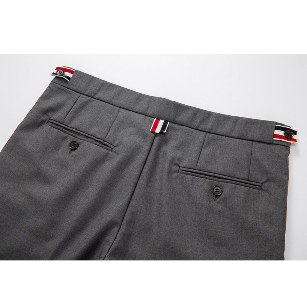 Thom Browne Style Four-Bar Pants