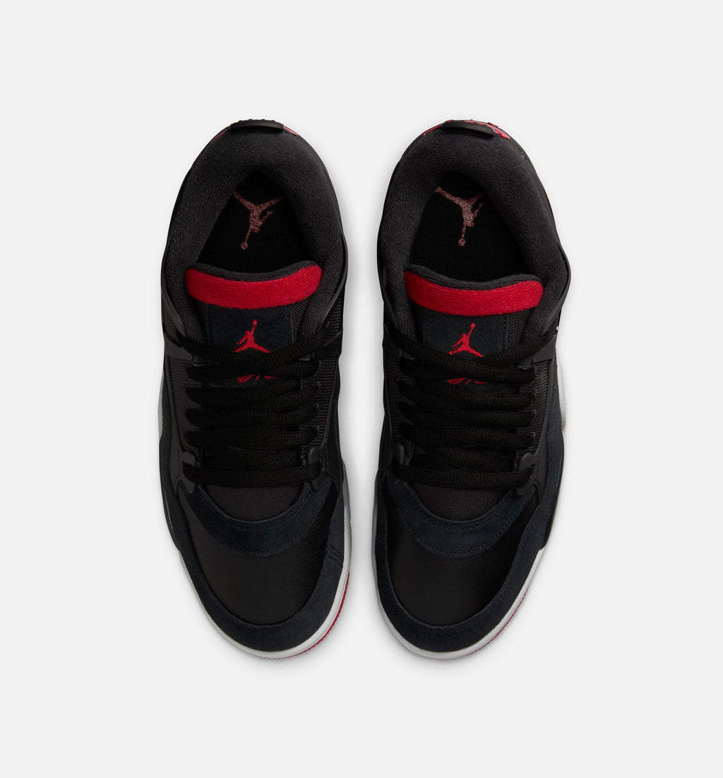 Air Jordan 4 RM Black & Wolf Grey Men's Shoes