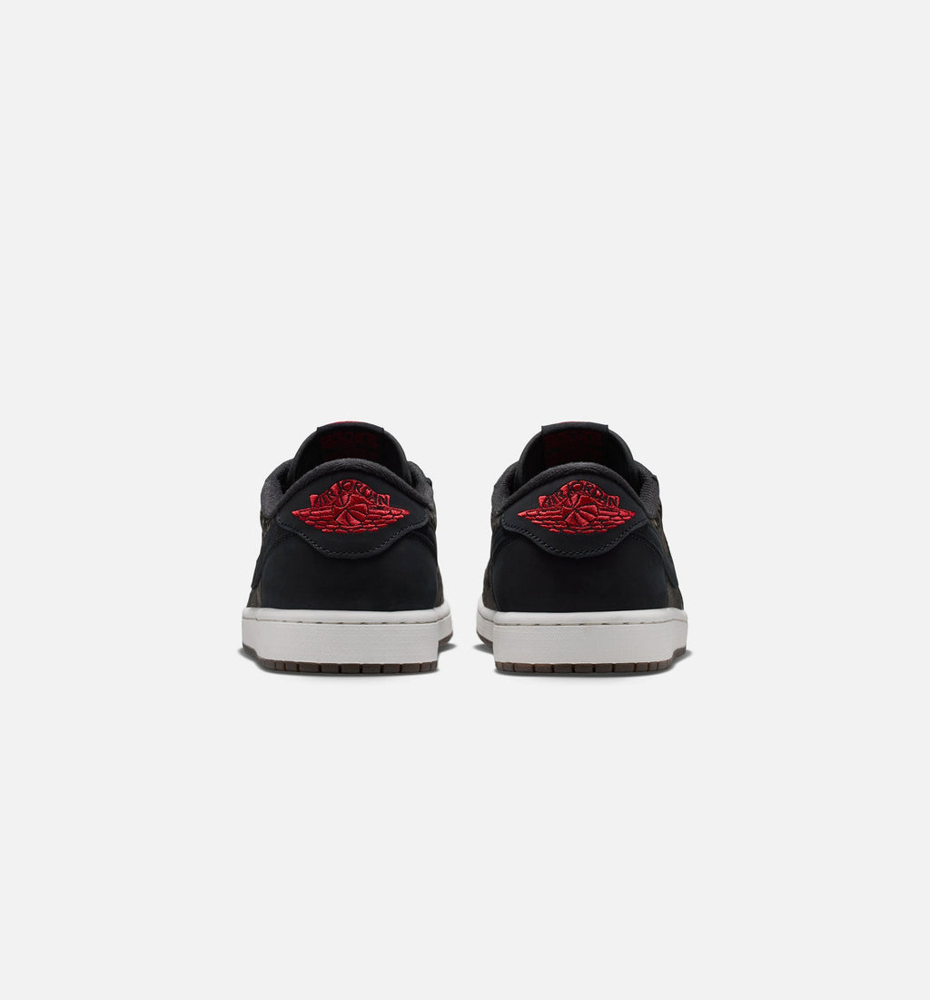 Air Jordan 1 Retro Low OG Laser Men's Shoes - Black / Varsity Red
