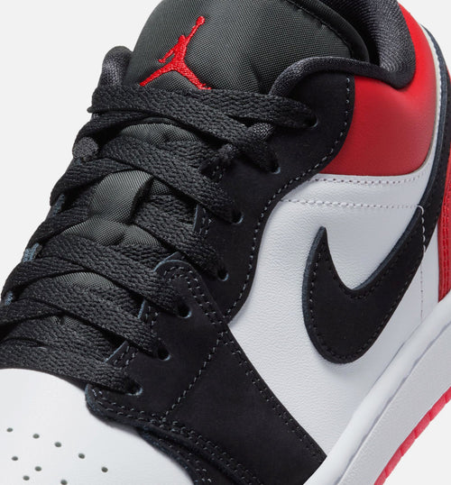 Air Jordan 1 Low SE Men's Shoes - White / Varsity Red / Black