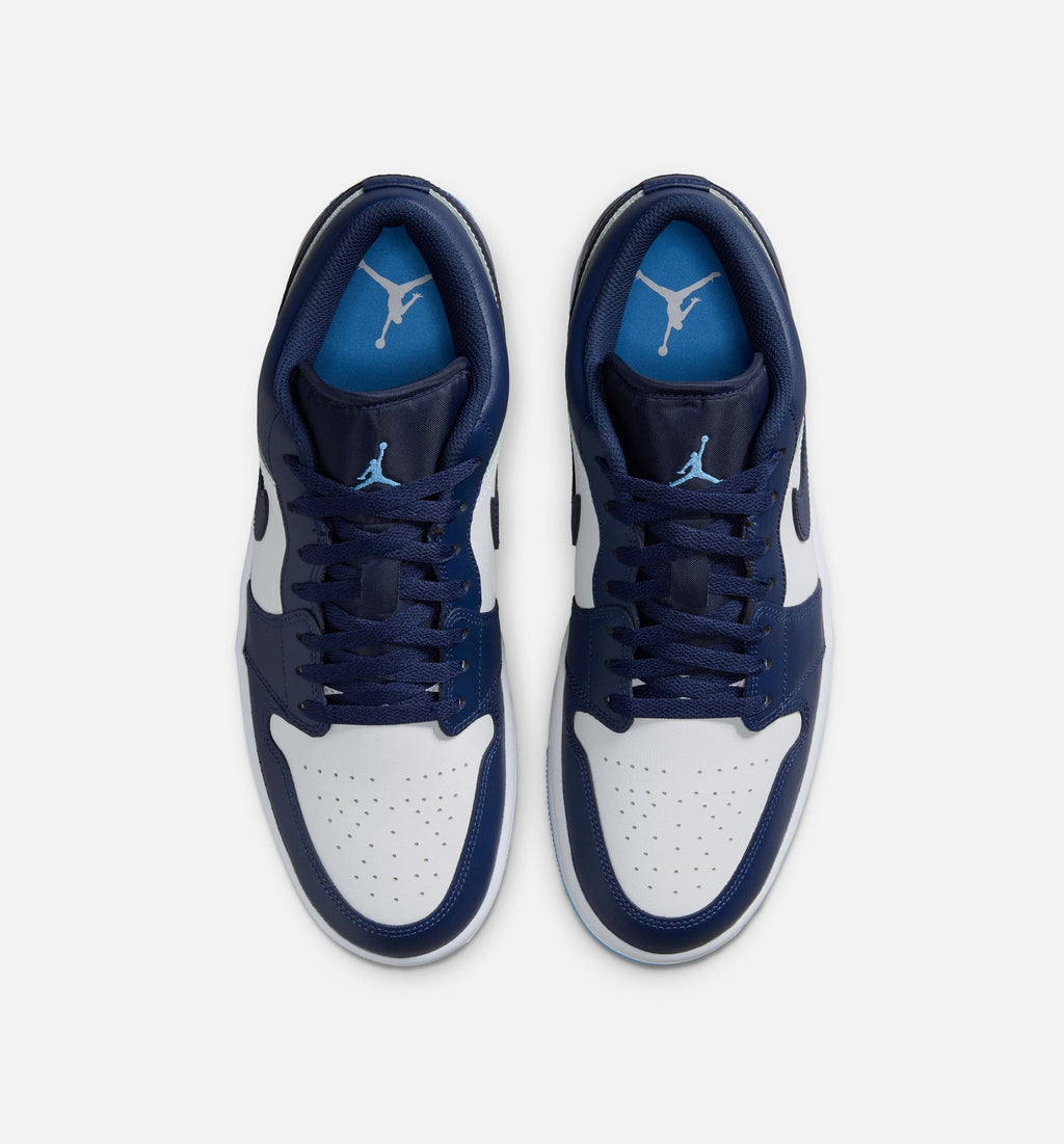 Air Jordan 1 Low Men's Shoes - Midnight Navy / University Blue / White