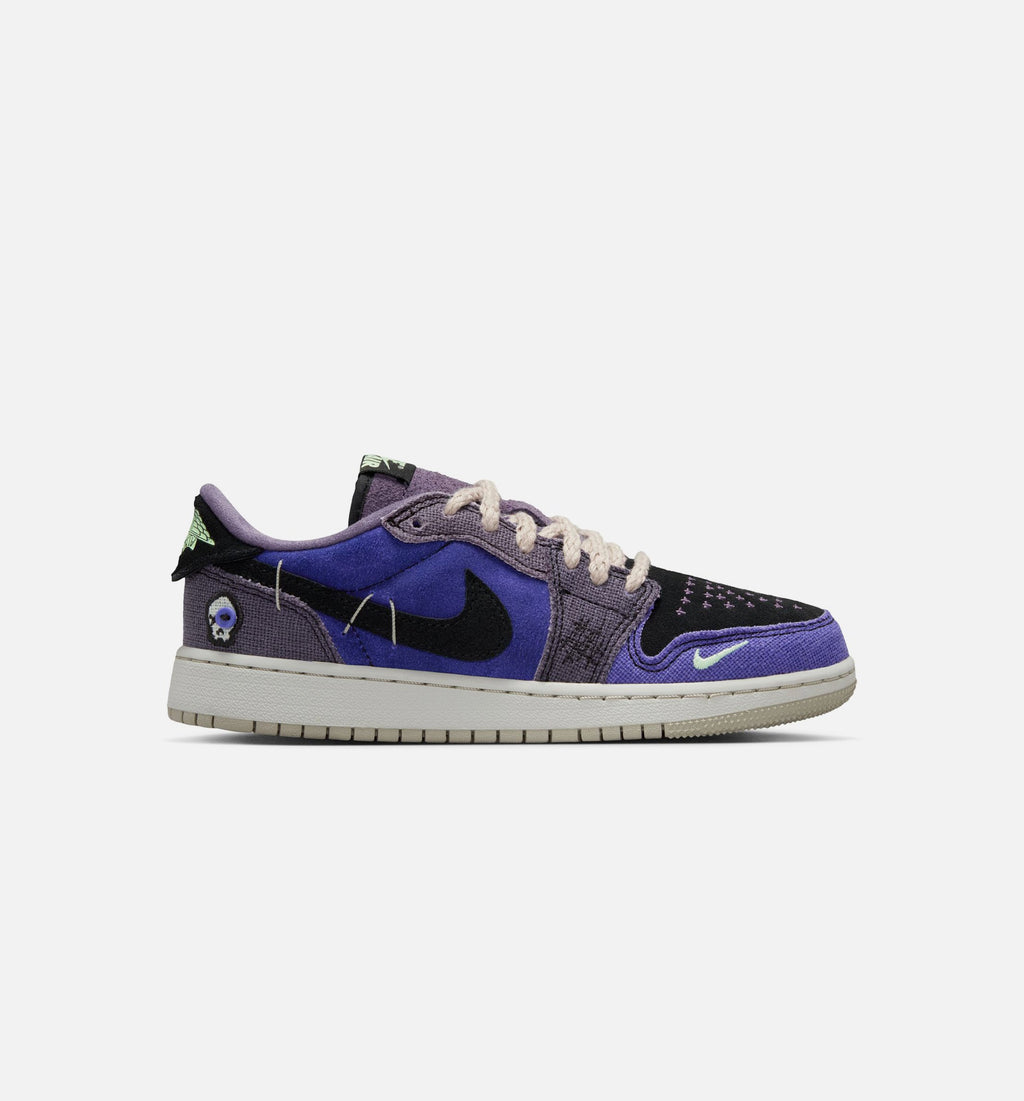 Air Jordan 1 Low OG Grade School Shoes - Regency Purple / Dark Raisin