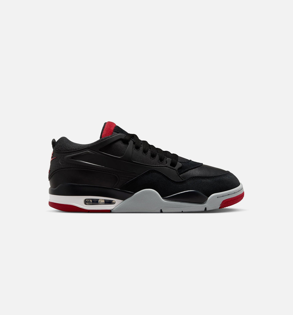 Air Jordan 4 RM Black & Wolf Grey Men's Shoes
