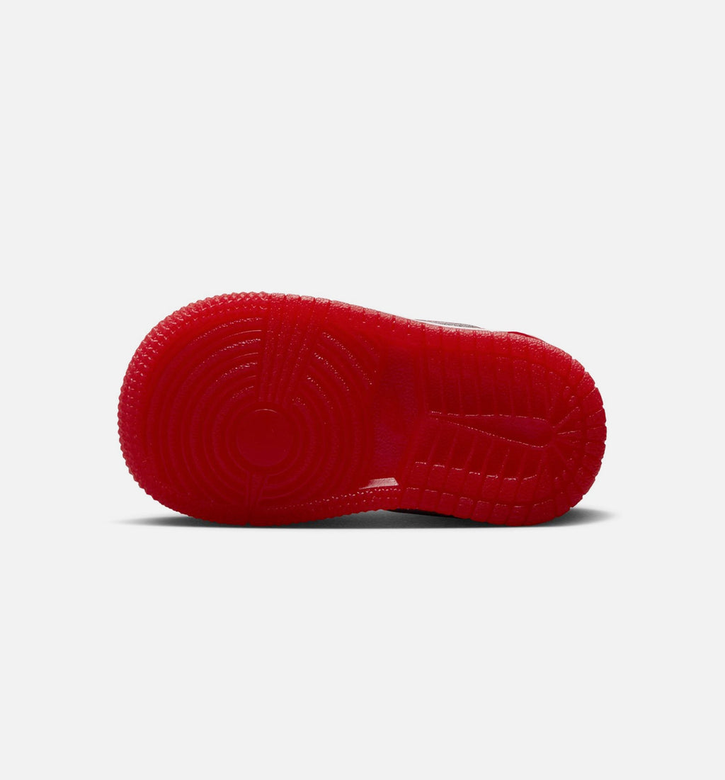Air Jordan 1 Retro High OG Nails And Grails Infant/Toddler Sneakers | University Red/Metallic Silver