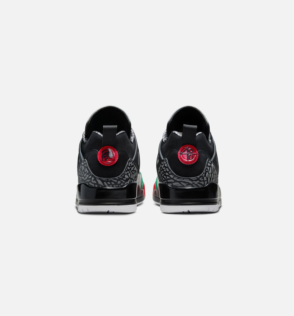 Spizike Low Black & Classic Green Men's Shoes