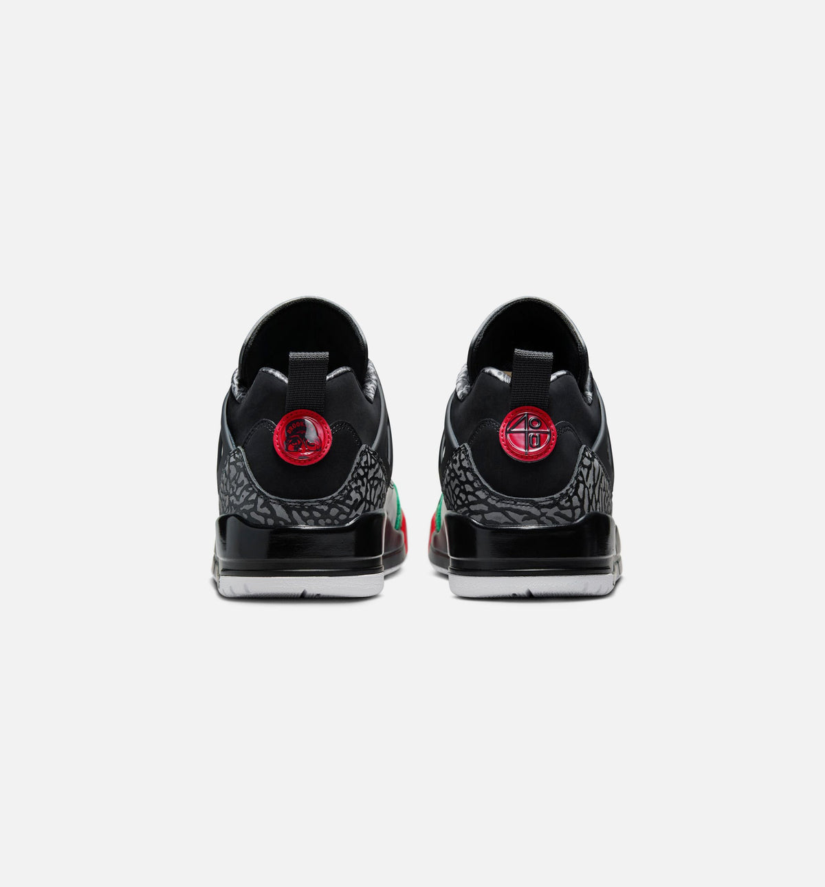 Spizike Low Black & Classic Green Men's Shoes