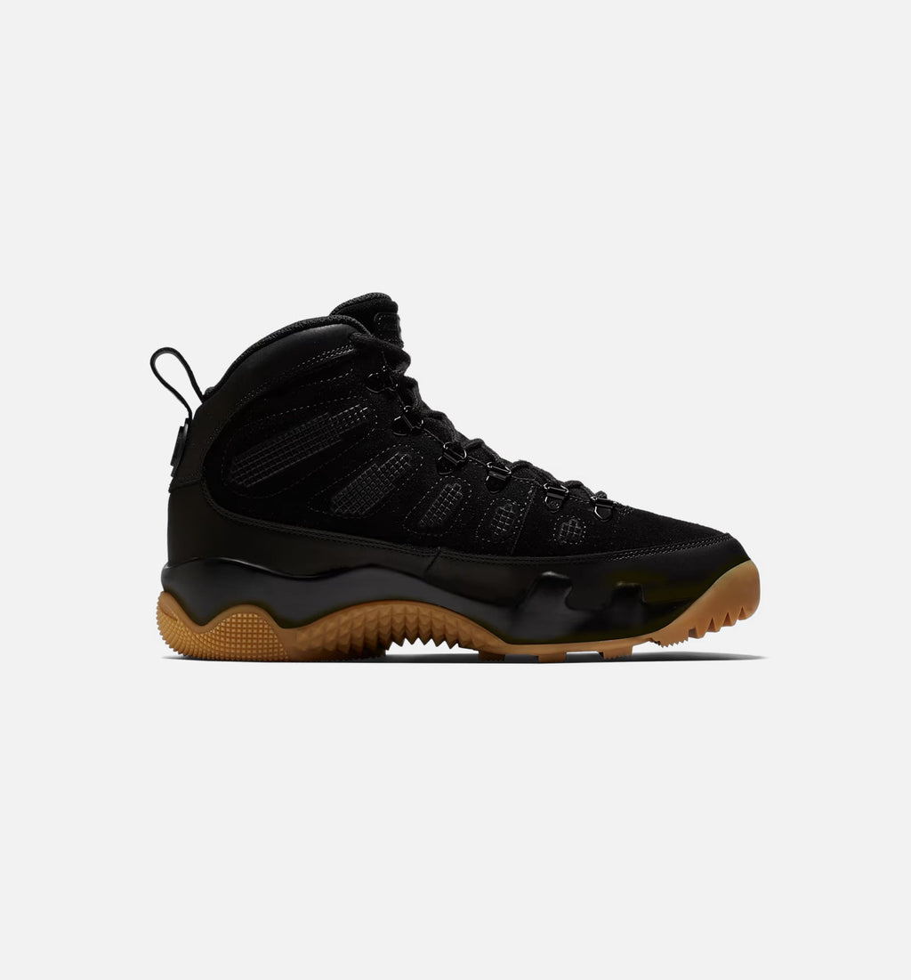 Air Jordan 9 Retro Black & Gum Light Brown Men's Boots