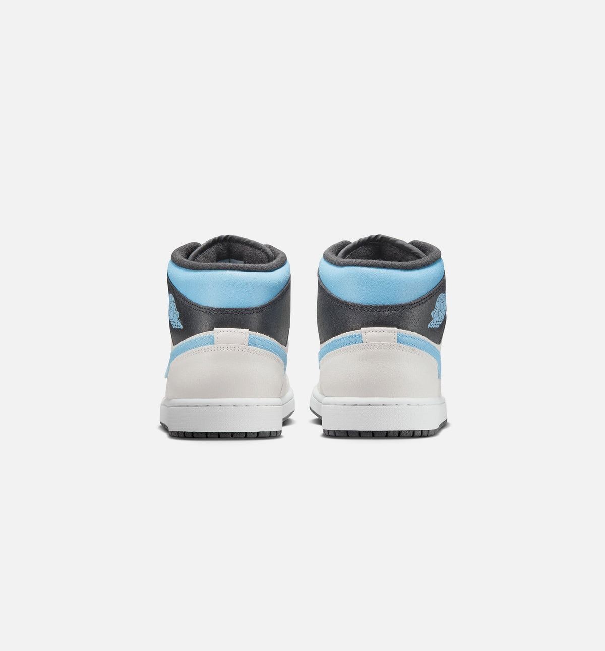 Air Jordan 1 Mid SE Men's Shoes - Summit White / Blue Chill / Black