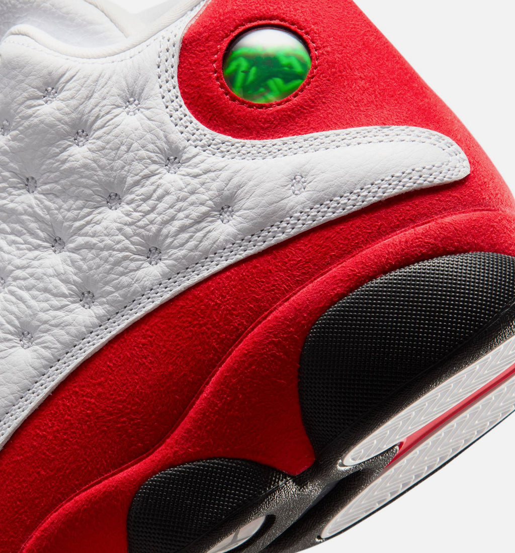 Air Jordan 13 Retro White & University Red Men's Shoes