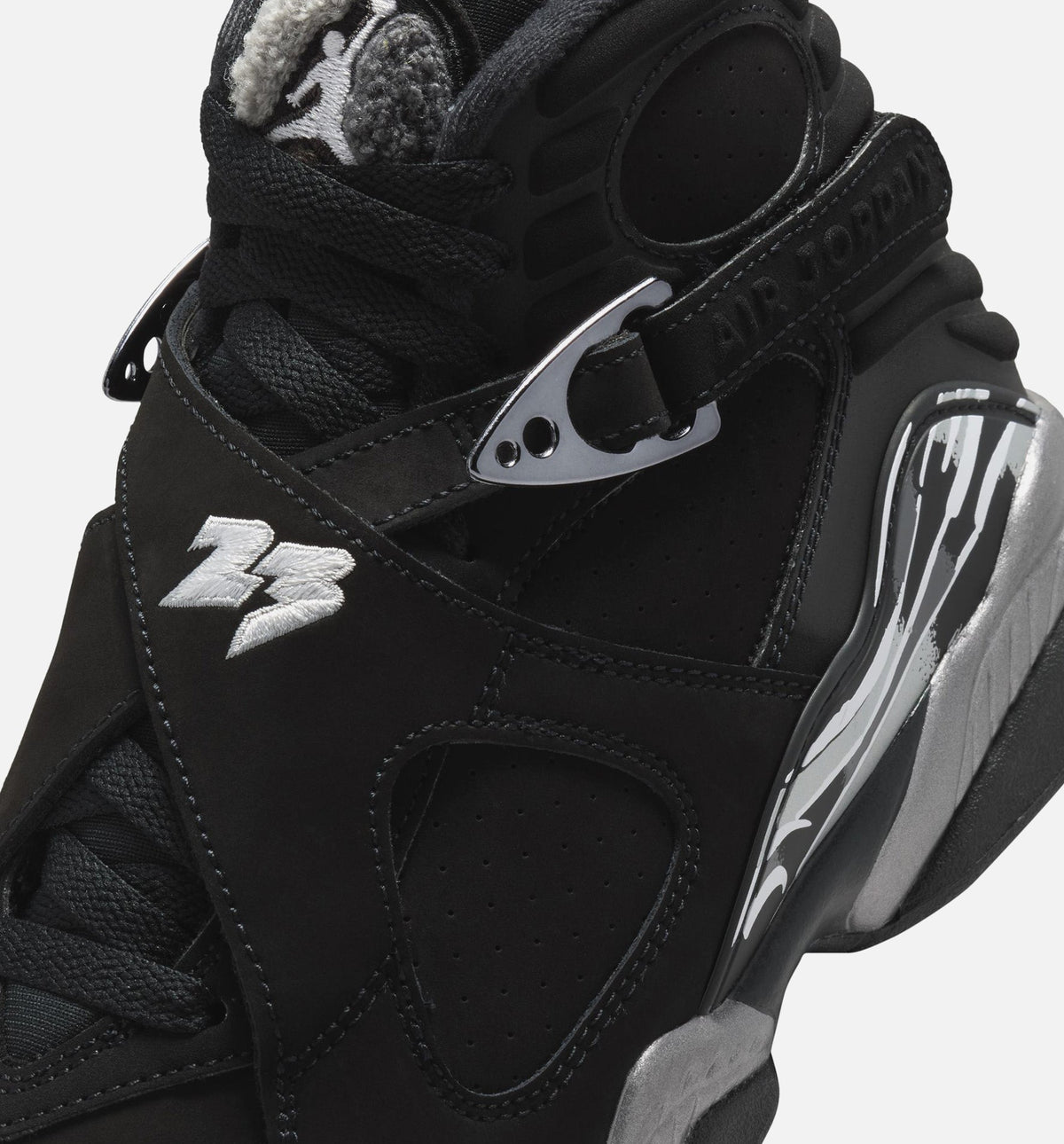 Air Jordan 8 Retro Chrome Grade School Shoes