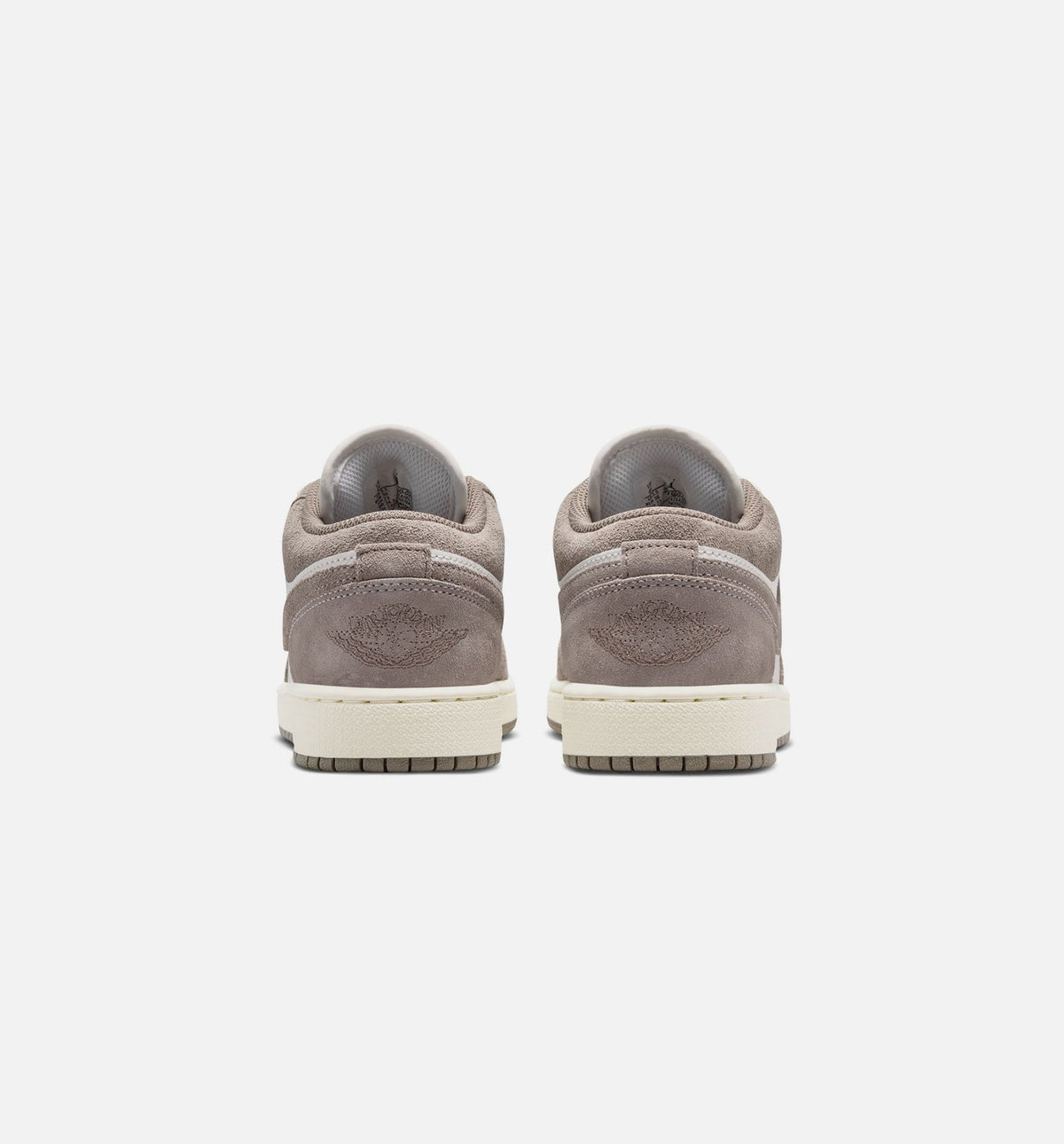 Air Jordan 1 Low Grade School Shoes - Olive Grey / Enigma Stone / Summit White