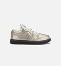 Air Jordan 1 Low SE Metallic Zinc Women's Sneakers - Metallic Zinc/Summit White/Velvet Brown