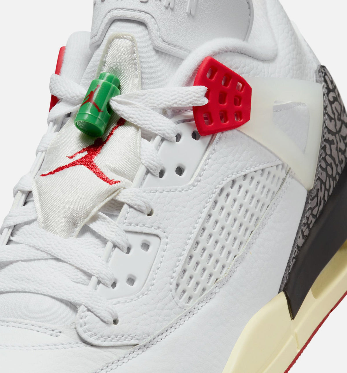 Spizike Low White & Black Men's Shoes
