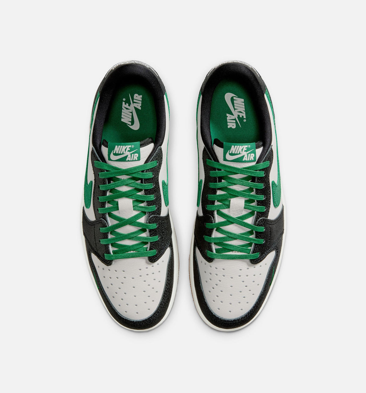 Air Jordan 1 Retro Low OG Men's Shoes - Phantom / Pine Green