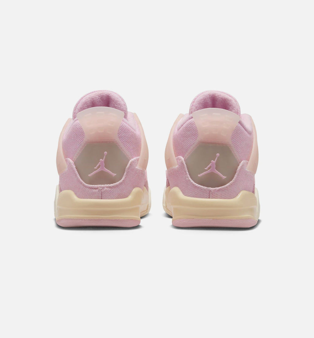 Air Jordan 4 Retro Pink Pearl & Iced Carmine Infant & Toddler Shoes