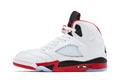 Air Jordan 5 Retro 'Fire Red' 2025 – OG Colorway with White Cement Grey & Varsity Red Accents