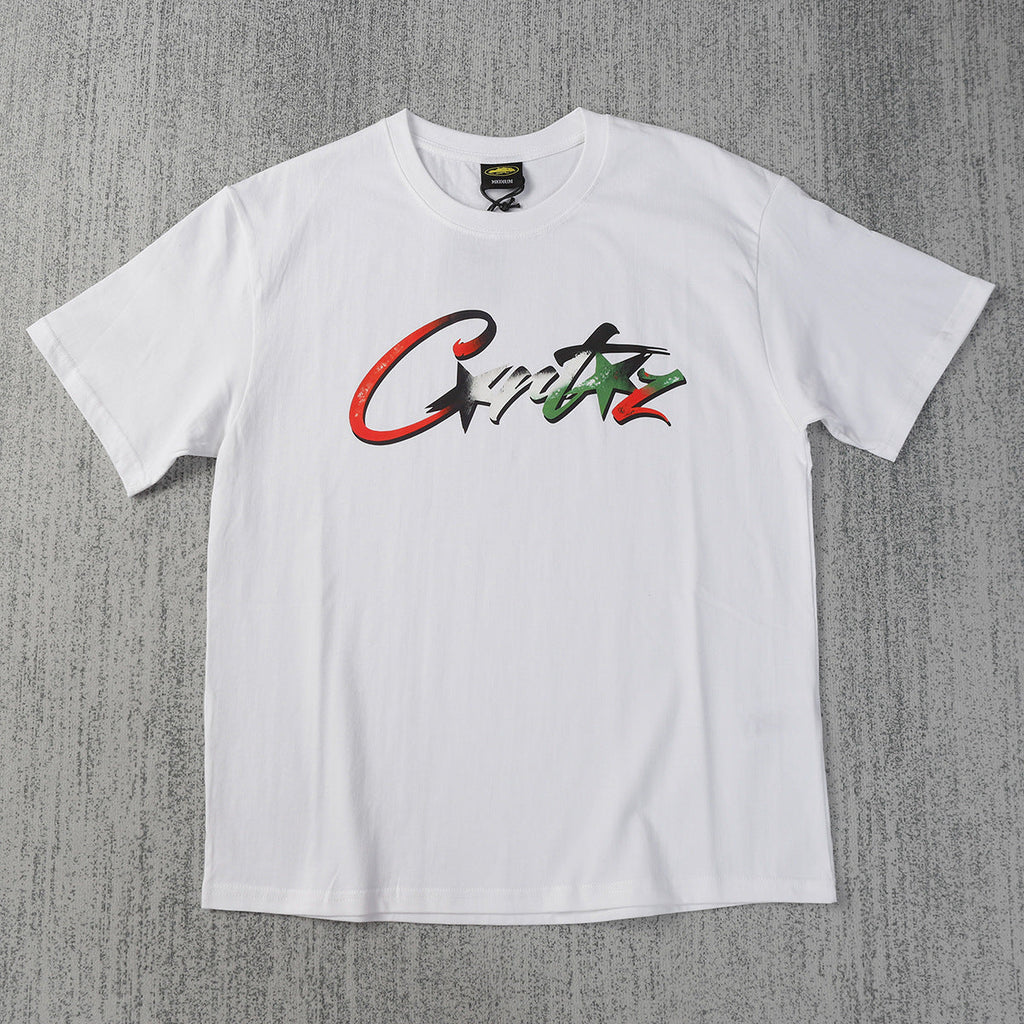 Corteiz Island Letter Graphic Oversized Tee Streetwear Unisex