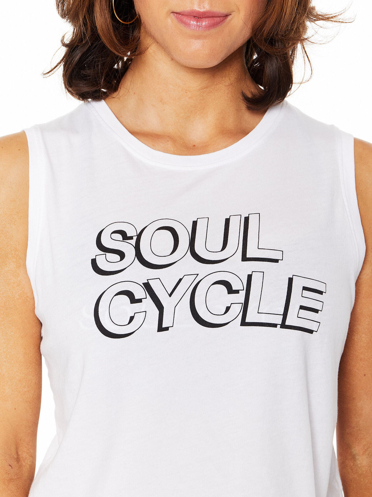 White Renee Tank- Regions
