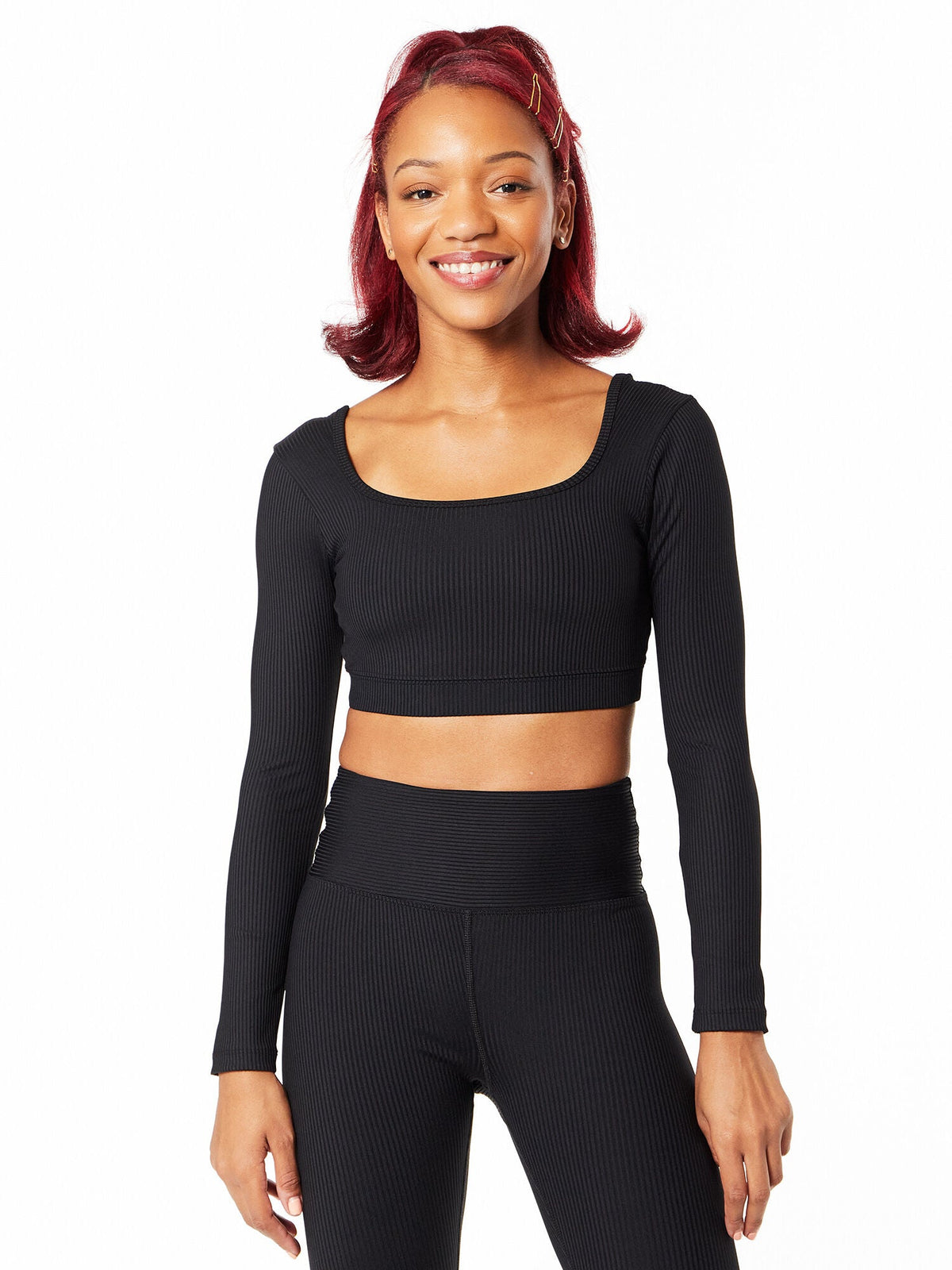 RIBBED CROPPED LONGSLEEVE