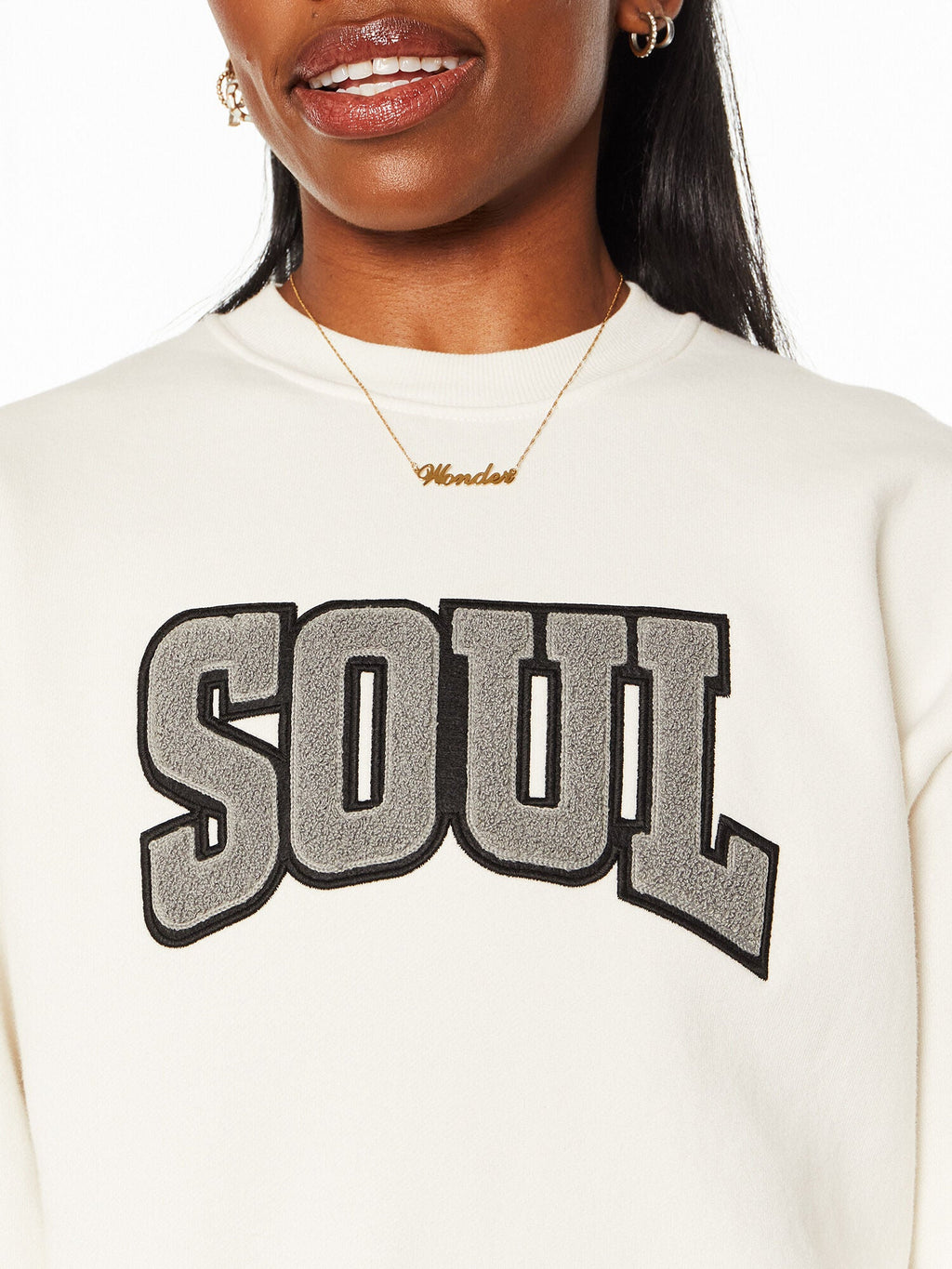 SAM CREW NECK ECRU