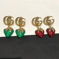 GUCCI STRAWBERRY EARRINGS