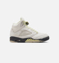 Air Jordan 5 Retro Luminous Green and Sail | Women's Lifestyle Shoe | Sail/Luminous Green/Hot Smoke Grey