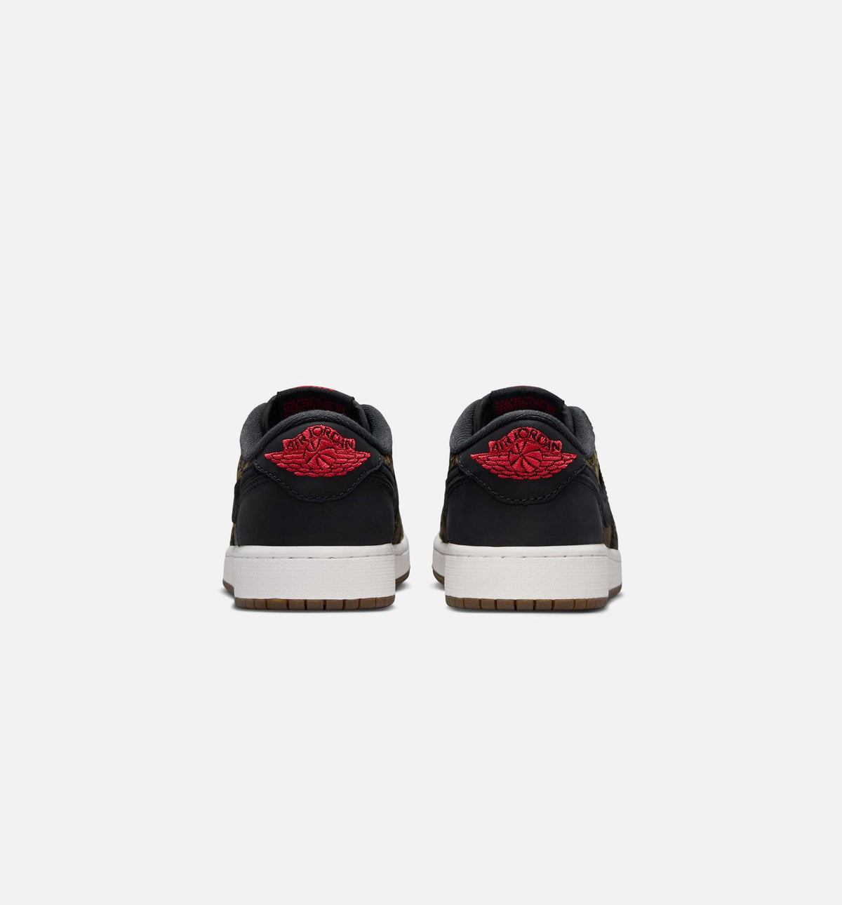 Air Jordan 1 Retro Low OG Laser Grade School Shoes - Black / Varsity Red