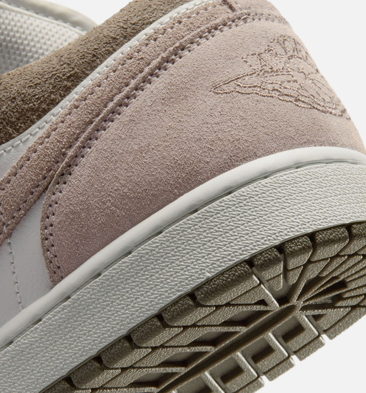 Air Jordan 1 Low Men's Shoes - Olive Grey / Enigma Stone / Summit White
