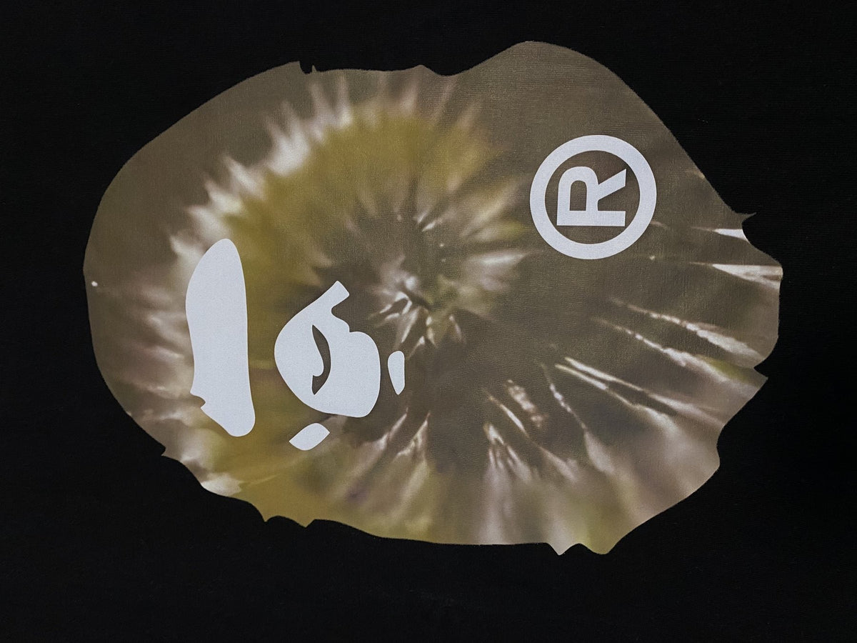 BAPE Tie-Dye Ape-Head Graphic T-Shirt