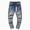 Purple Brand Paint Splatter Distressed Jeans