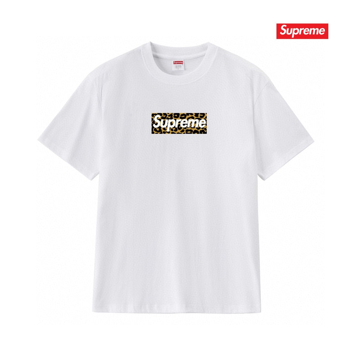 Supreme Shanghai Leopard Graphic T-Shirt